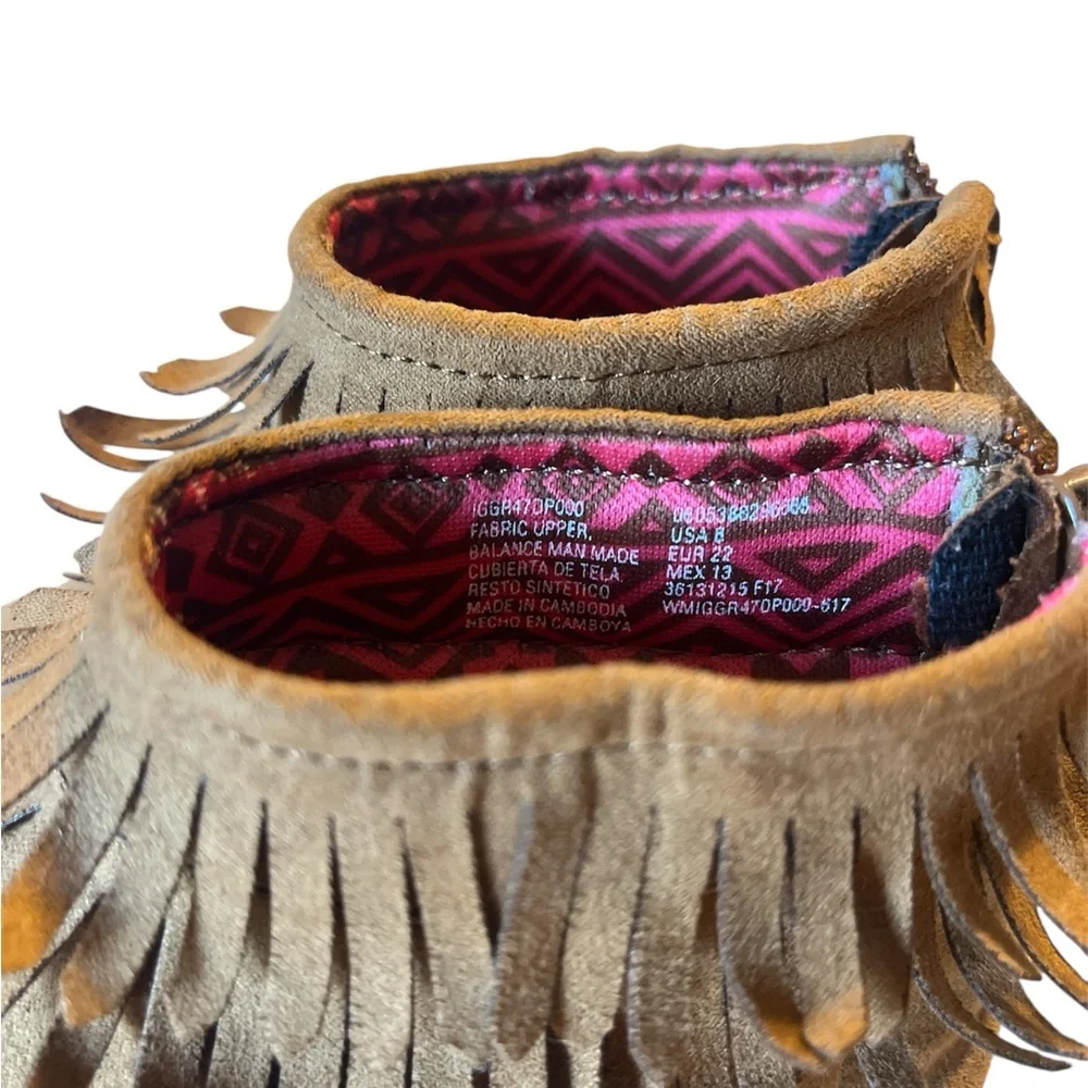 Garanimals Brown Kids Moccasins with Fringe